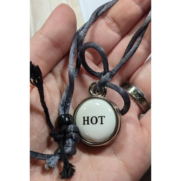 Hot/Cold Reversible Upcycled Faucet Knob Necklace - Picture 7 of 8